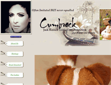Tablet Screenshot of cumbreckjackrussells.com